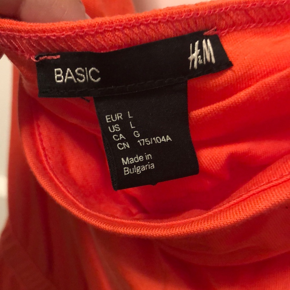 H&M strapless coral dress - Picture 2 of 2